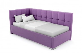 Кровать угловая Мия интерьерная +основание (120х200) в Троицке - troick.ok-mebel.com | фото 20