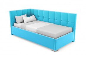 Кровать угловая Мия интерьерная +основание (120х200) в Троицке - troick.ok-mebel.com | фото 22