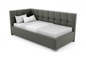 Кровать угловая Мия интерьерная +основание (120х200) в Троицке - troick.ok-mebel.com | фото 4