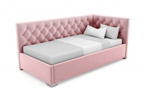 Кровать угловая Виола интерьерная +основание (80х200) в Троицке - troick.ok-mebel.com | фото 10