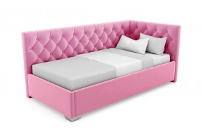 Кровать угловая Виола интерьерная +основание (80х200) в Троицке - troick.ok-mebel.com | фото 11