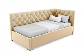 Кровать угловая Виола интерьерная +основание (80х200) в Троицке - troick.ok-mebel.com | фото 17