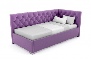 Кровать угловая Виола интерьерная +основание (80х200) в Троицке - troick.ok-mebel.com | фото 20