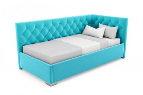 Кровать угловая Виола интерьерная +основание (80х200) в Троицке - troick.ok-mebel.com | фото 6
