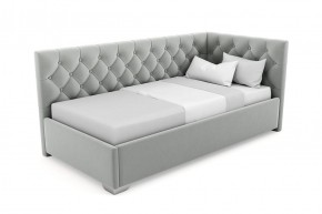 Кровать угловая Виола интерьерная +основание (80х200) в Троицке - troick.ok-mebel.com | фото 7