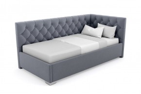 Кровать угловая Виола интерьерная +основание (80х200) в Троицке - troick.ok-mebel.com | фото 8