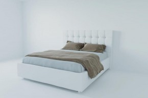 Кровать Венеция без основания 800 (экокожа белая) в Троицке - troick.ok-mebel.com | фото