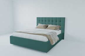 Кровать Венеция с ПМ 800 (велюр бирюзовый) в Троицке - troick.ok-mebel.com | фото 2