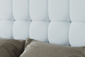 Кровать Венеция с ПМ 900 (экокожа белая) в Троицке - troick.ok-mebel.com | фото 3