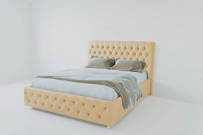 Кровать Версаль 800 без основания (экокожа бежевый) в Троицке - troick.ok-mebel.com | фото