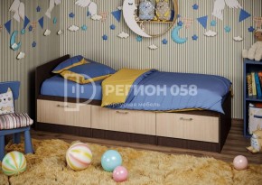 Кровать Юниор-5 ЛДСП в Троицке - troick.ok-mebel.com | фото
