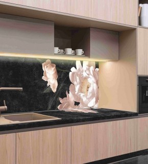 Кухонный фартук со столешницей (А-05) в едином стиле (3050 мм) в Троицке - troick.ok-mebel.com | фото 1