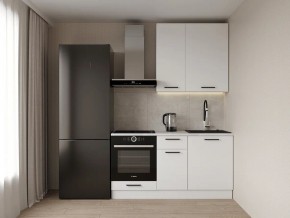 Кухонный гарнитур Белый Глянец 1600 h950 (Стол. 26мм) в Троицке - troick.ok-mebel.com | фото