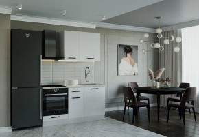 Кухонный гарнитур Белый Глянец 1600 (Стол. 26мм) в Троицке - troick.ok-mebel.com | фото