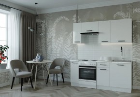 Кухонный гарнитур Белый Глянец 1800 (Стол. 26мм) в Троицке - troick.ok-mebel.com | фото