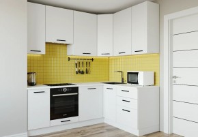 Кухонный гарнитур Белый Глянец 2200*1600 h950 (Стол. 26мм) в Троицке - troick.ok-mebel.com | фото