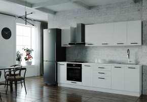 Кухонный гарнитур Белый Глянец 2800 (Стол. 38мм) в Троицке - troick.ok-mebel.com | фото