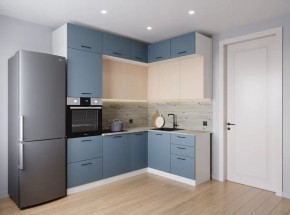 Кухонный гарнитур Фьюжн 2200*1700 (Стол. 26мм) в Троицке - troick.ok-mebel.com | фото