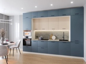 Кухонный гарнитур Фьюжн 3400 (Стол. 38мм) в Троицке - troick.ok-mebel.com | фото