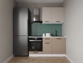 Кухонный гарнитур Каппучино 1600 (Стол. 26мм) в Троицке - troick.ok-mebel.com | фото