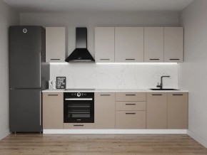 Кухонный гарнитур Каппучино 2800 (Стол. 38мм) в Троицке - troick.ok-mebel.com | фото