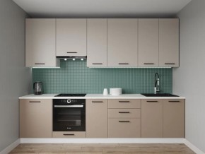 Кухонный гарнитур Каппучино 3000 h950 (Стол. 38мм) в Троицке - troick.ok-mebel.com | фото