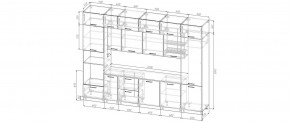 Кухонный гарнитур Крафт 3400 (Стол. 38мм) в Троицке - troick.ok-mebel.com | фото 2