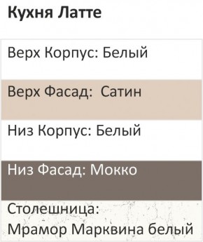 Кухонный гарнитур Латте 1000 (Стол. 26мм) в Троицке - troick.ok-mebel.com | фото 3