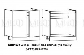 ЛИЗА-2 Кухонный гарнитур 1,6 Белый глянец холодный в Троицке - troick.ok-mebel.com | фото 6