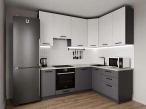 Кухонный гарнитур Меренга 2200*1600 h950 (Стол. 26мм) в Троицке - troick.ok-mebel.com | фото