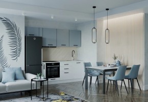 Кухонный гарнитур Ниагара 2550 (Стол. 38мм) в Троицке - troick.ok-mebel.com | фото