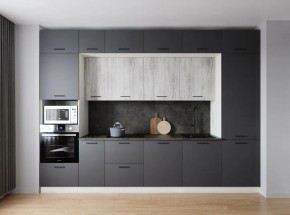 Кухонный гарнитур Санторини 3400 (Стол. 26мм) в Троицке - troick.ok-mebel.com | фото
