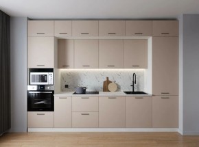 Кухонный гарнитур Шампань 3400 (Стол. 38мм) в Троицке - troick.ok-mebel.com | фото