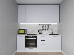 Кухонный гарнитур Смоки 2200 h950 (Стол. 38 мм) в Троицке - troick.ok-mebel.com | фото