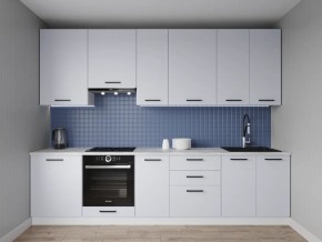 Кухонный гарнитур Смоки 2400 h950 (Стол. 26мм) в Троицке - troick.ok-mebel.com | фото