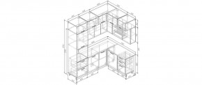Кухонный гарнитур Старое Дерево 2200*1700 (Стол. 26мм) в Троицке - troick.ok-mebel.com | фото 2