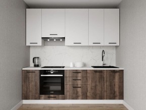 Кухонный гарнитур Старое Дерево 2400 h950 (Стол. 26мм) в Троицке - troick.ok-mebel.com | фото