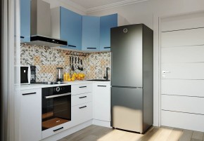 Кухонный гарнитур угловой Капри 2200х1000 (Стол. 38мм) в Троицке - troick.ok-mebel.com | фото