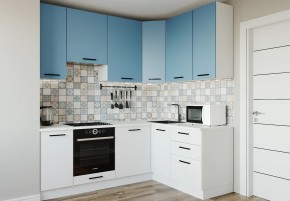 Кухонный гарнитур угловой Капри 2200х1600 h950 (Стол. 26мм) в Троицке - troick.ok-mebel.com | фото