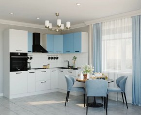 Кухонный гарнитур угловой Капри 2400х1600 (Стол. 26мм) в Троицке - troick.ok-mebel.com | фото