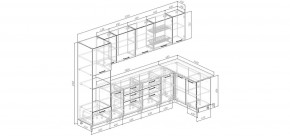 Кухонный гарнитур угловой Капри 3200х1400 (Стол. 26мм) в Троицке - troick.ok-mebel.com | фото 2