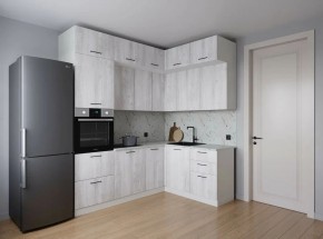 Кухонный гарнитур угловой Пайн 2200*1700 (Стол. 38мм) в Троицке - troick.ok-mebel.com | фото