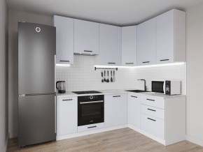 Кухонный гарнитур угловой Смоки 2200*1600 h950 (Стол. 38мм) в Троицке - troick.ok-mebel.com | фото