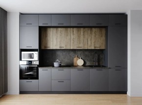 Кухонный гарнитур Умбра 3400 (Стол. 26мм) в Троицке - troick.ok-mebel.com | фото