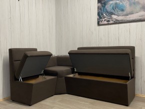 Кухонный уголок УЮТ низкий сектор (ППУ) велюр Luma 12 в Троицке - troick.ok-mebel.com | фото 2