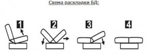 ЛАУРА ЛЮКС Диван Лаура Люкс БД+2подушки в Троицке - troick.ok-mebel.com | фото 7