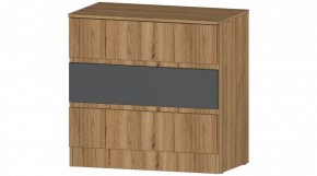 ЛЕНОРА Комод 3 ящика (графит) в Троицке - troick.ok-mebel.com | фото