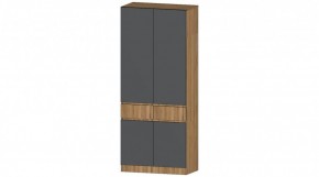ЛЕНОРА Шкаф 2х створчатый (графит) в Троицке - troick.ok-mebel.com | фото