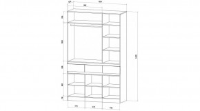 ЛЕНОРА Спальный гарнитур (модульный) кашемир в Троицке - troick.ok-mebel.com | фото 9