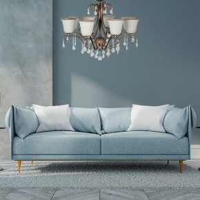Люстра на штанге Arti Lampadari Borgese Borgese E 1.1.8.602 GB в Троицке - troick.ok-mebel.com | фото 2